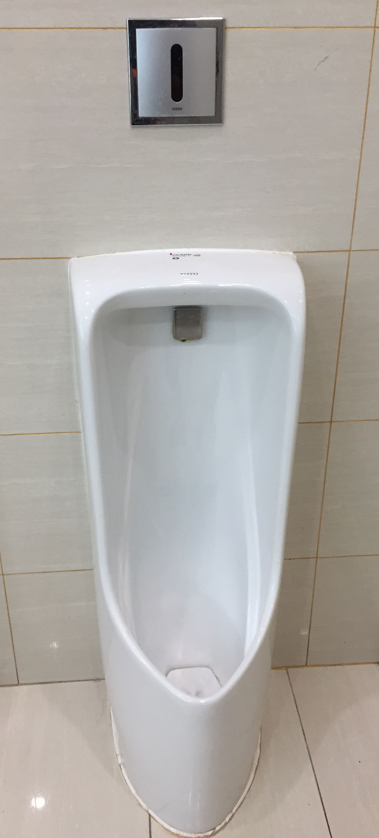 小便器 toto品牌   包含配套五金,包括自闭式(红外感应)冲洗阀 12